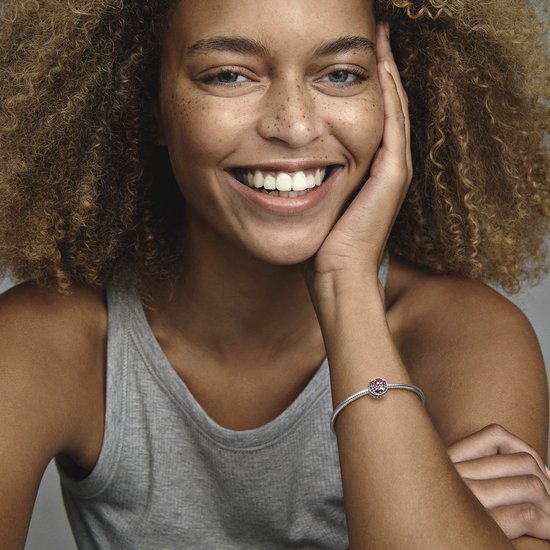 Pandora PANDORA MARVEL 792350C01 Spider-Man sterling silver charm with black and red enamel