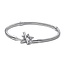 Pandora PANDORA 592357C01 Snake chain sterling silver star toggle bracelet