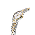 Frederique Constant Frederique Constant Highlife ladies FC-240VD2NH3B, staal/staal bicolor, quartz, 34 mm, zilverkleur wijzerplaat met diamant indexen, 5ATM