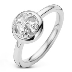 ROOS1835 034R50W18 18krt witgouden ring met 0.50ct diamant