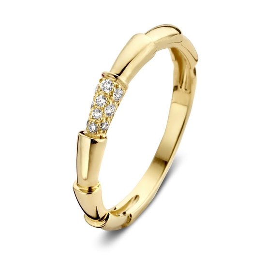 Collectie Milikan Huiscollectie 14krt geelgouden fantasiering met diamant tot. 0.09ct H/SI, 1054678