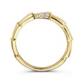 Collectie Milikan Huiscollectie 14krt geelgouden fantasiering met diamant tot. 0.09ct H/SI, 1054678
