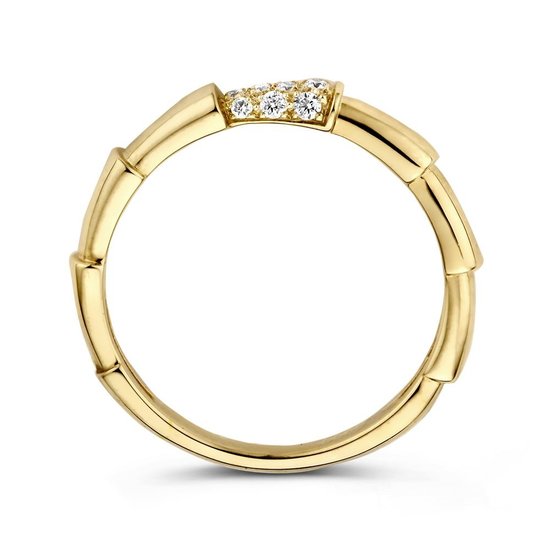Collectie Milikan Huiscollectie 14krt geelgouden fantasiering met diamant tot. 0.09ct H/SI, 1054678