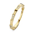 Collectie Milikan Huiscollectie 14krt geelgouden fantasiering,  met diamant tot. 0.07ct H/SI, 1054679