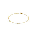 Blush BLUSH 14k Geelgouden armband open rondjes 2201YGO (UITLOPEND)