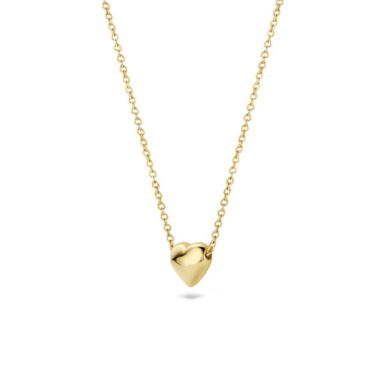 Blush BLUSH 14k Geelgouden collier met hartje 3062YGO