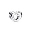 Pandora PANDORA 792492C00 Open heart sterling silver charm