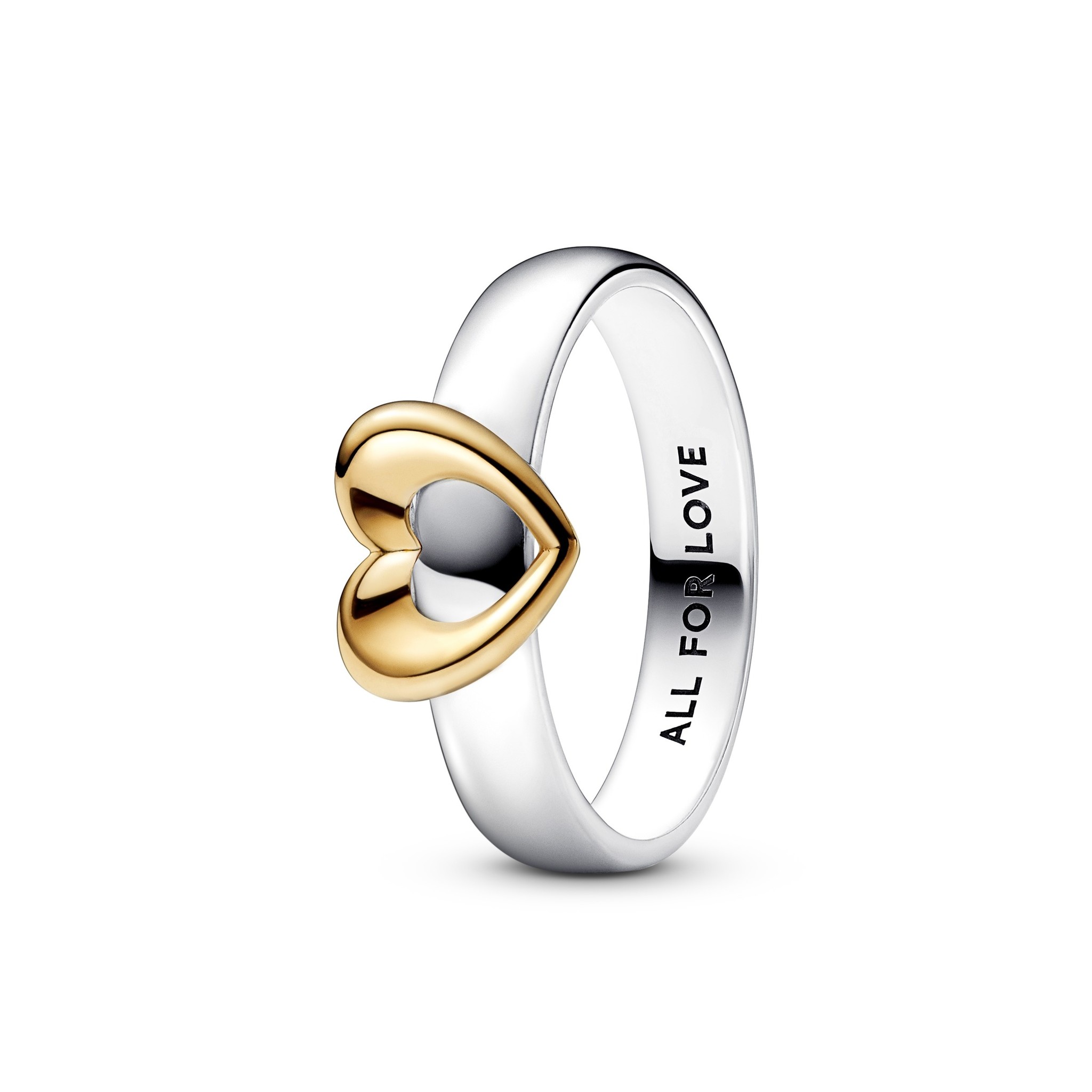 Stroomopwaarts inhoudsopgave Bijdrager PANDORA 162504C00 Heart sterling silver and 14k gold-plated ring | Milikan  Juwelier