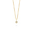 Miss Spring MISS SPRING  MSH742-DI14krt geelgouden collier met hanger The Duchess met 4x 0.02ct diamant W/P, 45 cm