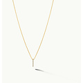 Blush BLUSH 14krt geelgouden ankercollier 3133YZI met staafjE