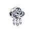 Pandora PANDORA Cloud sterling silver charm with skylight, stellar, bleached aqua and icy blue crystal 792569C01