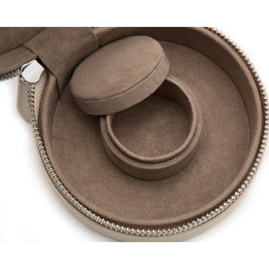 Wolf 1834 Wolf 1834 Sophia Round Zip Ivory 392353