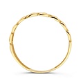 Collectie Milikan Huiscollectie 14krt geelgouden ring 1054676, maat 56