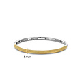 Ti Sento Milano TI SENTO MILANO 23004SY Zilver vergulde bangle met scharnier met nopjes