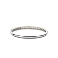 Ti Sento Milano TI SENTO MILANO 23004SY Zilver vergulde bangle met scharnier met nopjes