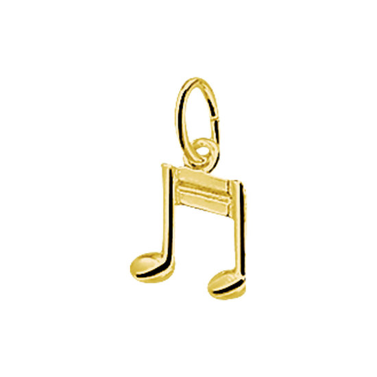 Collectie Milikan 14krt Geelgouden hanger muzieknootje 1052611