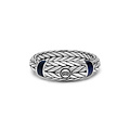 Buddha to Buddha BUDDHA TO BUDDHA 619 Ellen Stone Ring Silver Tigereye Navy