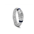 Buddha to Buddha BUDDHA TO BUDDHA 619 Ellen Stone Ring Silver Tigereye Navy