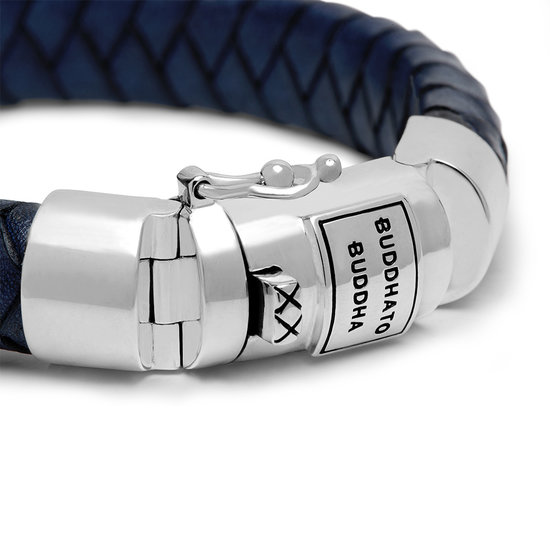 Buddha to Buddha BUDDHA TO BUDDHA 544BU Ben Leather Bracelet Navy