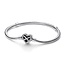 Pandora PANDORA 592645C01 Snake chain sterling silver bracelet with Infinity Heart clasp