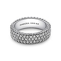 Pandora PANDORA 192634C01 Sterling silver ring with pavé zirconia