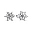 Pandora PANDORA 292633C01 Herbarium cluster sterling silver stud earrings with zirconia