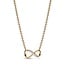 Pandora PANDORA 368821C01 Infinity 14k gold-plated collier with zirconia, 50 cm