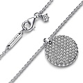 Pandora PANDORA 392632C01 Round disc sterling silver collier with zirconia, 45 cm