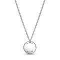 Pandora PANDORA 392632C01 Round disc sterling silver collier with zirconia, 45 cm