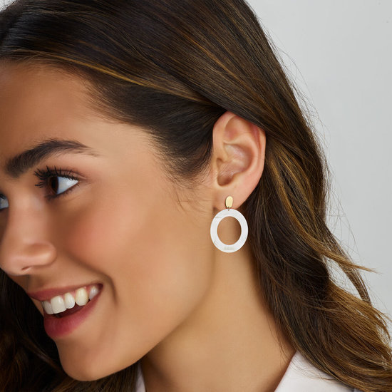 Collectie Milikan 14 karaat geelgouden oorknoppen