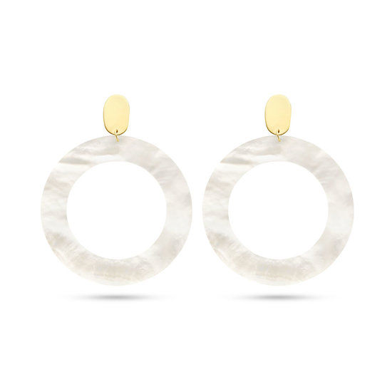 Collectie Milikan 14 karaat geelgouden oorknoppen