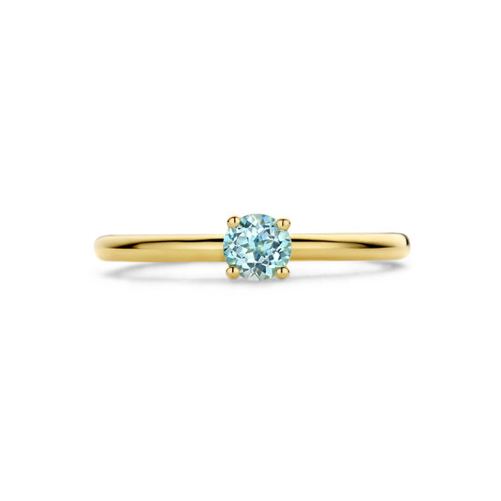 Collectie Milikan 14 karaat geelgouden aanschuifring