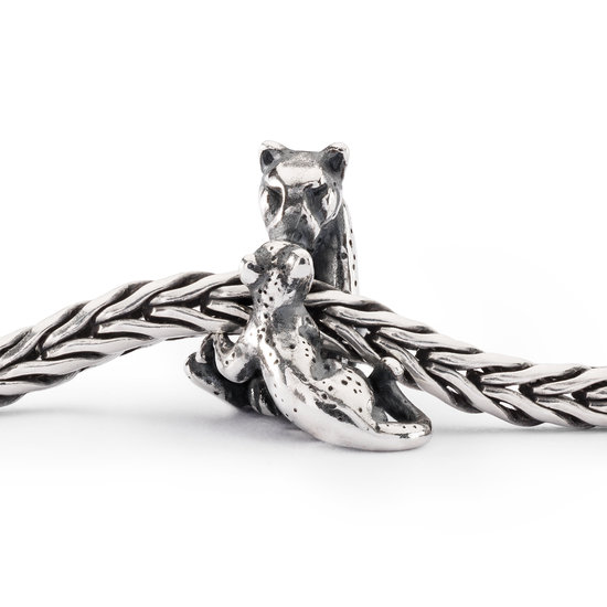 Trollbeads TROLLBEADS TAGBE-30194 Zilveren bedel: Luipaardmoeder (Special Edition)