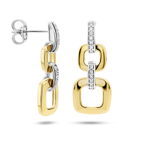 Collectie Milikan 14krt Geelgouden oorstekers met 2x 0.055ct H/SI 1055449