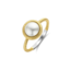 Ti Sento Milano TI SENTO MILANO 12295YP Zilver vergulde ring met witte parel