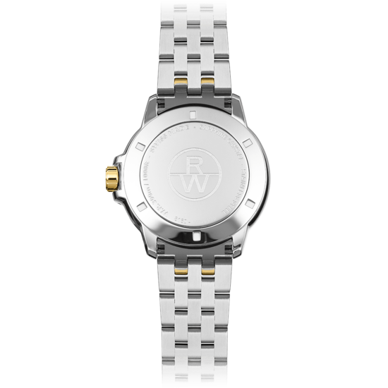 Raymond Weil Raymond Weil Tango 300 8160-STP-00308, heren, staal/bicolor, witte wijzerplaat, saffier glas, 30 ATM.