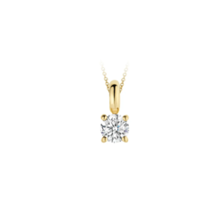 BLUSH 14k Geelgouden hanger zirconia 6092YZI