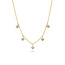 Blush BLUSH 14k Geelgouden Collier 3157YZI met 5x zirconia's