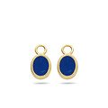 Blush BLUSH 14k Geelgouden oorbedels Lapis Lazuli 9078YLA (UITLOPEND)