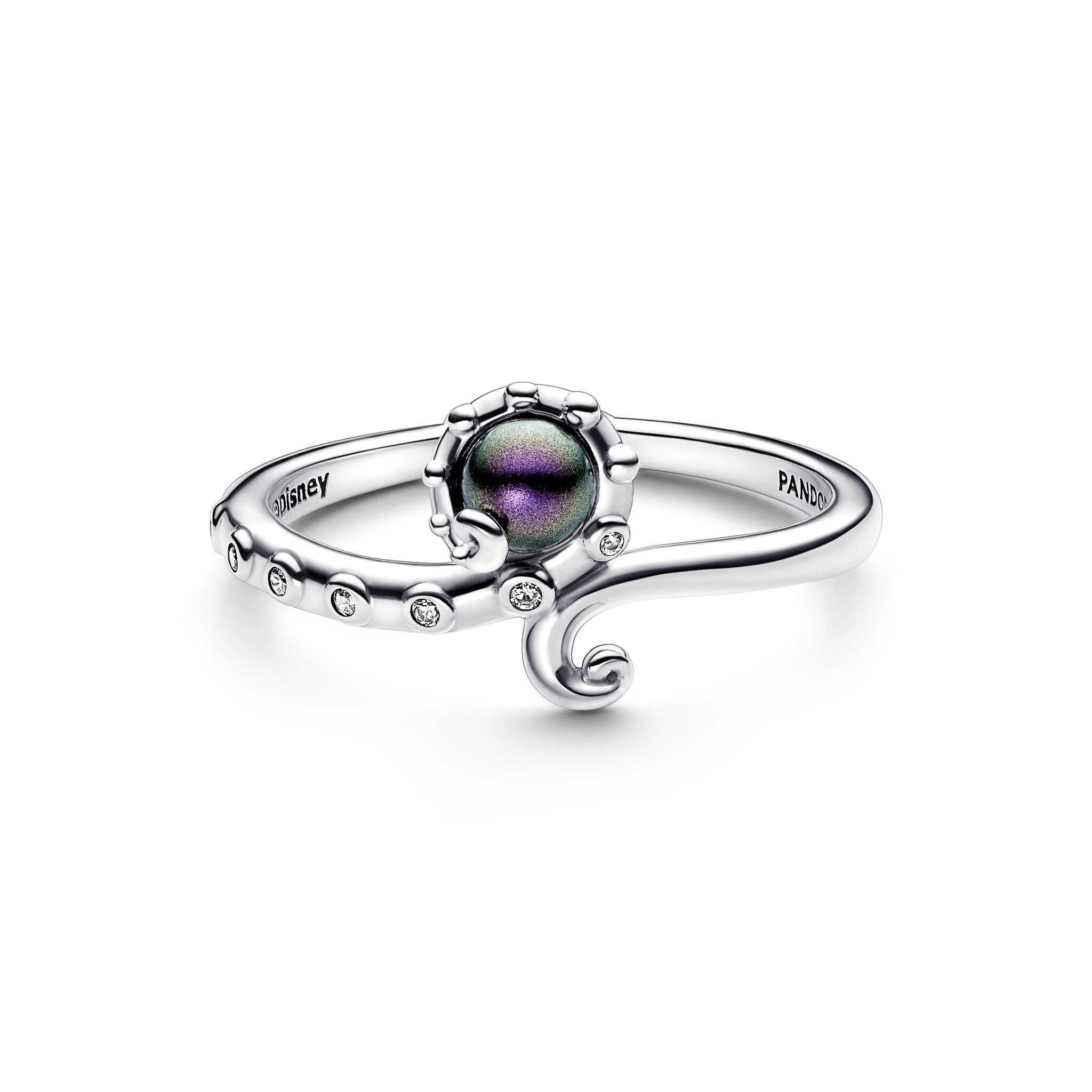 PANDORA DISNEY The Little Mermaid octopus sterling silver ring with
