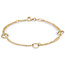 Monzario Monzario 14krt geelgouden armband 1477A-GEEL