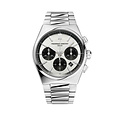 Frederique Constant Frederique Constant New Highlife FC-391SB4NH6B, automaat chronograaf, staal/staal, 41 mm, zilver/zwart wijzerplaat, datum, 10ATM. (LTD no. 0273/1888)