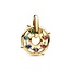 Pandora PANDORA ME SHINE 762810C01 Chakra wheel 14k gold-plated medaillon with red, green, yellow, purple and blue zirconia