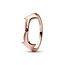 Pandora PANDORA Marvel Ring Scarlett Witch 182756C01, 14k rose gold-plated with salsa red crystal