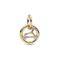 Pandora PANDORA Leo zodiac 14k gold-plated dangle with zirconia 762725C01