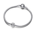 Pandora PANDORA Studded pattern sterling silver clip 792746C00