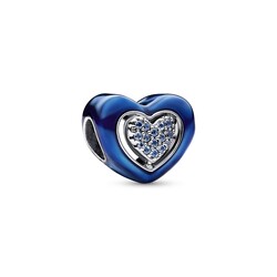 PANDORA Spinning heart silver charm 792750C01