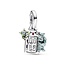 Pandora PANDORA Disney Pixar openable Monster Inc door dangle with red cubic zirconia and green, pink, light blue, blue and black enamel  792758C01