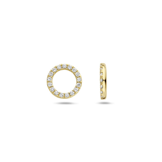 Blush BLUSH 14k Geelgouden aanhangers zirconia 9066YZI