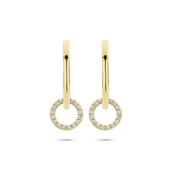 Blush BLUSH 14k Geelgouden aanhangers zirconia 9066YZI